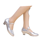 Chaussures de salsa effet cuir verni, talon 3,5 ou 5,5 cm, modèle Bilbao, vue 20