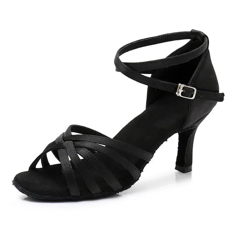 Chaussures de salsa femme daim — Natalia - détail