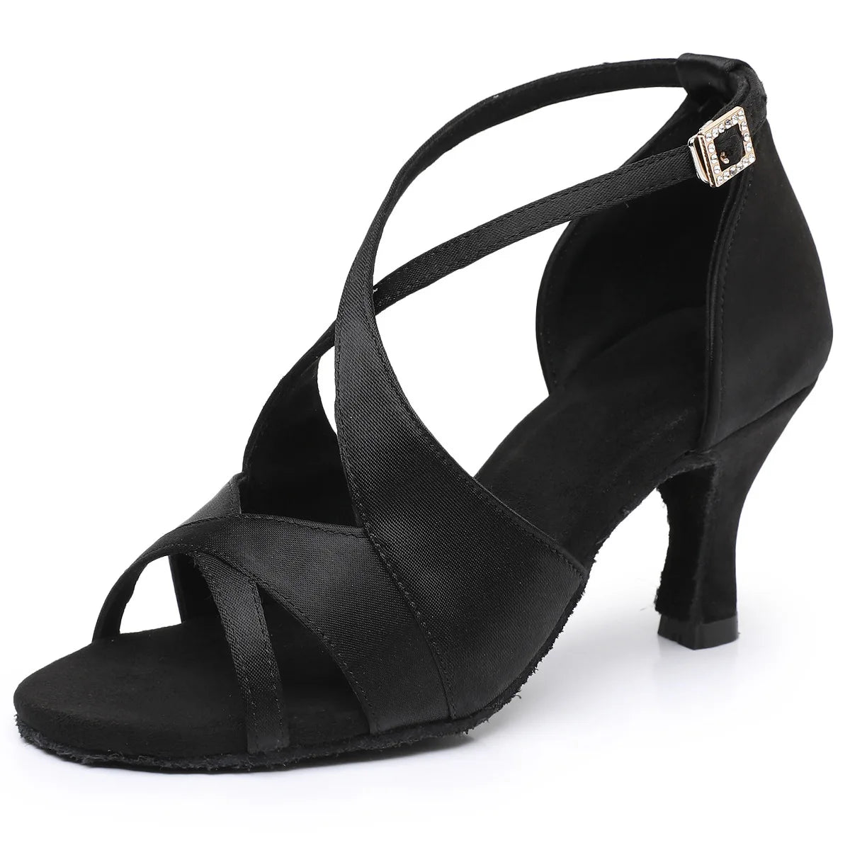 Chaussures de salsa femme satin — Jondo - vue 3/4