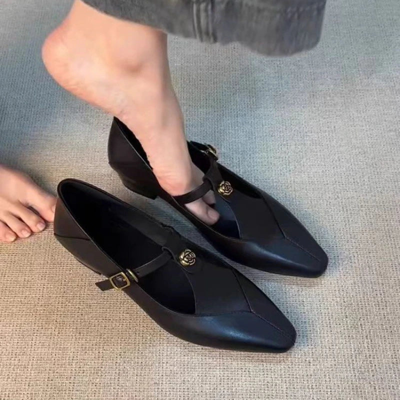 Chaussures de danse femme noir — Sandra - détail