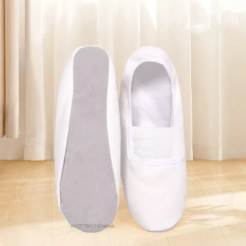 Chaussons de danse classique femme toile — Geneviève