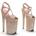 Sandales de cabaret femme paillettes, modèle Cadix