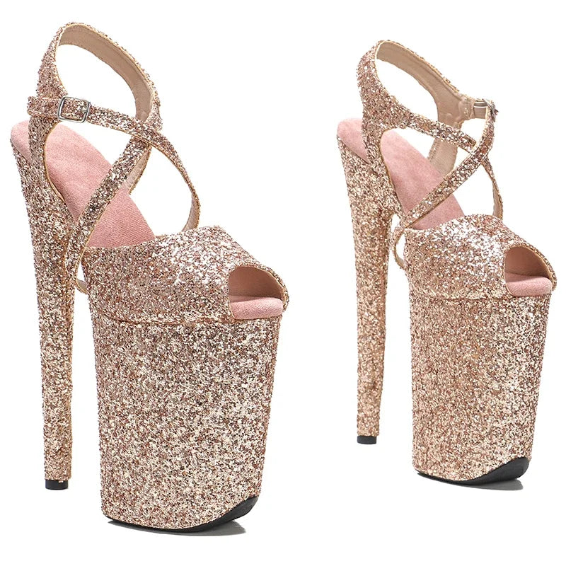 Escarpins de cabaret femme paillettes — Cadix
