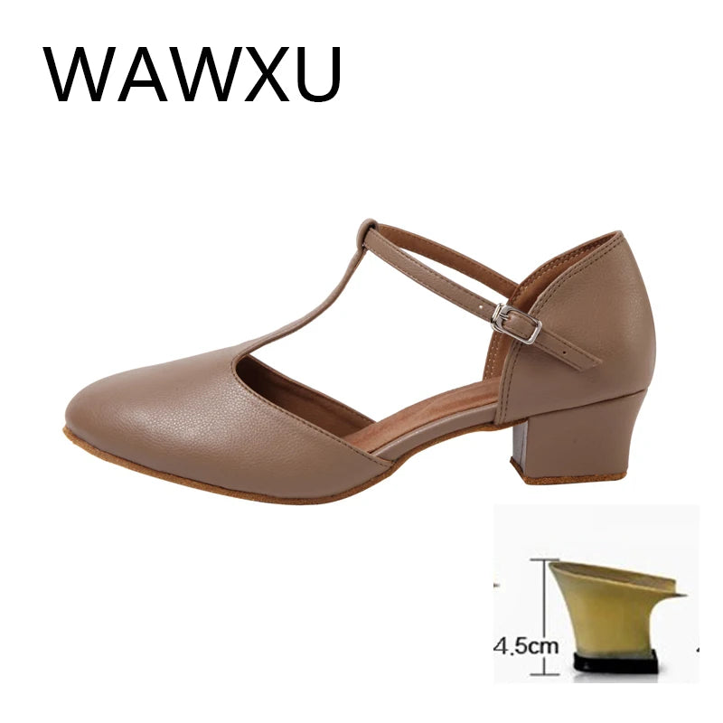 Souliers de danse latine femme — Porté - vue dessus