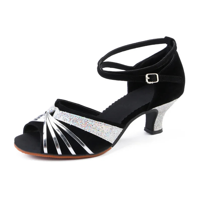 Souliers de danse latine femme — Arabesque - vue 3/4