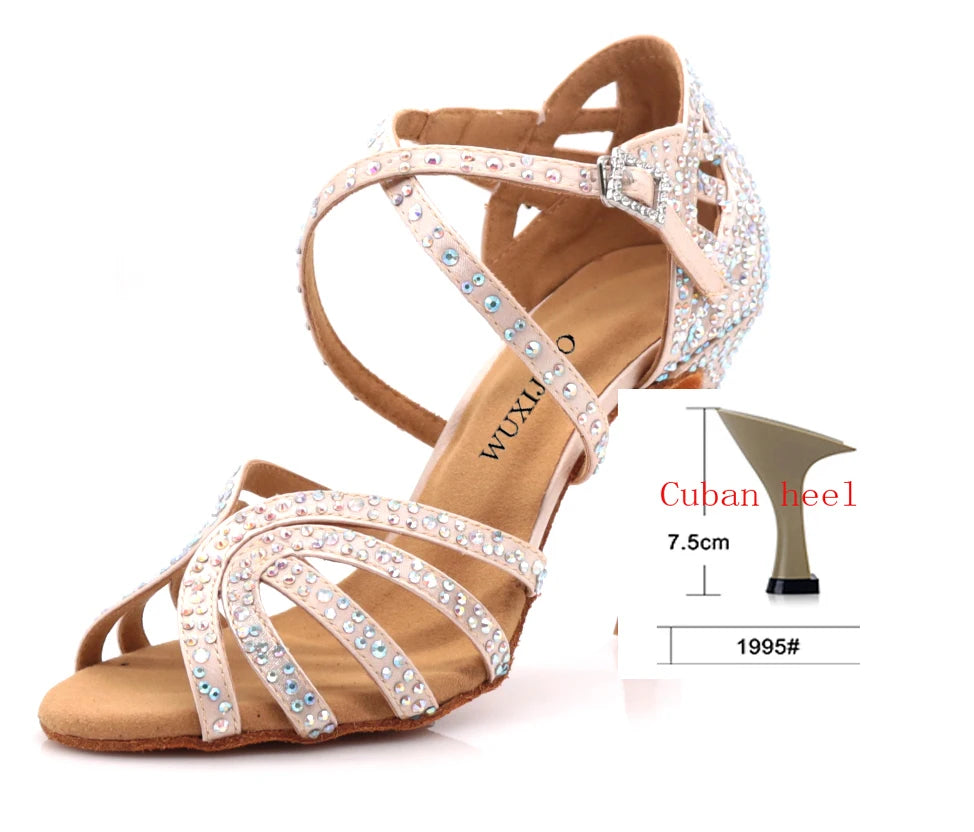 Chaussures de salsa femme — Overture - vue dessus
