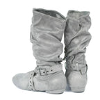 Chaussures de salsa femme daim — Carlos - vue de profil