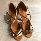 Chaussures de salsa femme — Baronova - détail