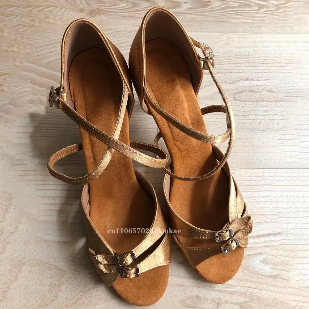 Chaussures de salsa femme — Baronova - détail