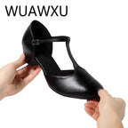 Souliers de danse latine femme — Porté - vue arrière
