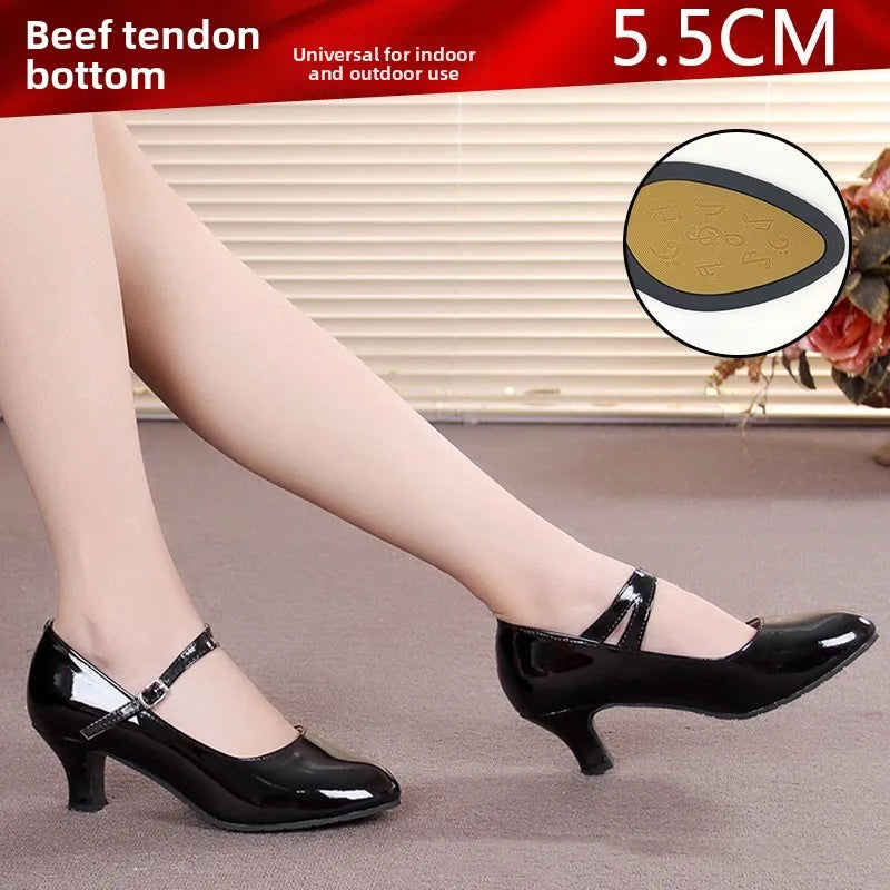 Chaussures de salsa femme cuir verni — Bilbao - vue 19