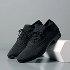 Chaussures de salsa homme noir fly-woven — Raffaella - détail
