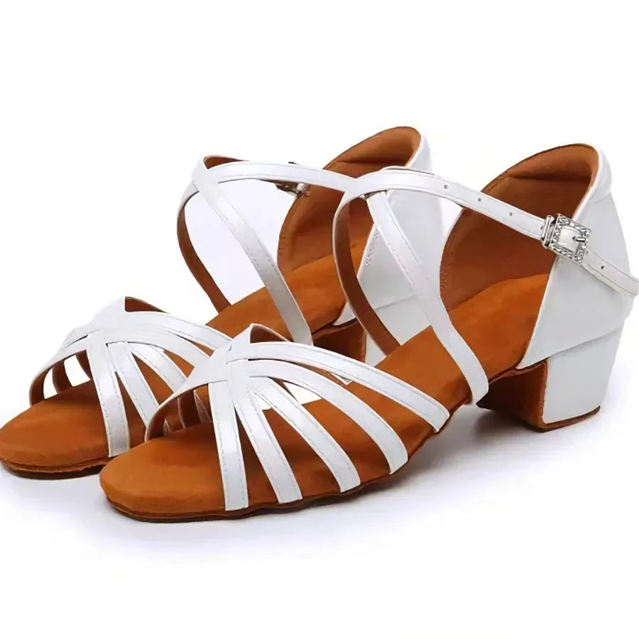 Souliers de danse latine femme — Encarnacion - vue rapprochée