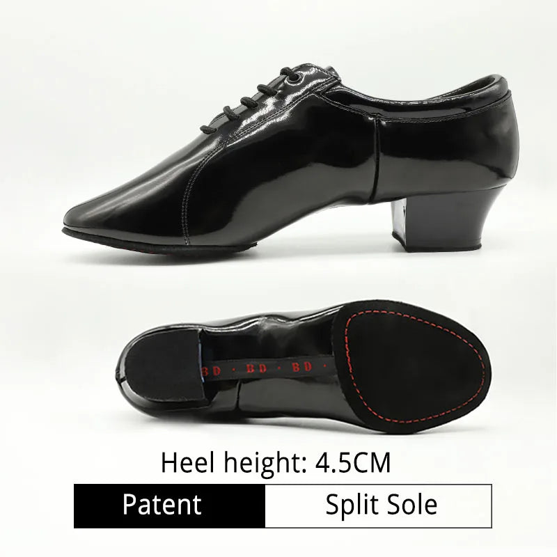 Souliers de danse latine homme — Elise - vue 3/4