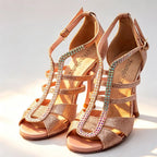 Chaussures de salsa femme paillettes — Brianza - vue rapprochée