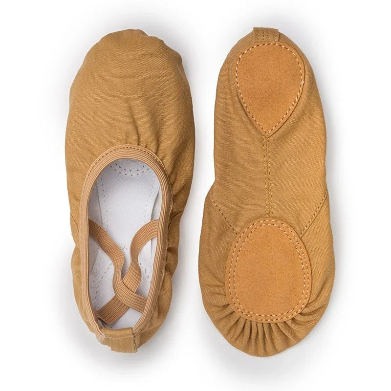 Chaussons de danse classique femme toile — Daria - détail