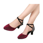 Chaussures de danse de salon pailletées à bout fermé, modèle Presentacion, vue 10