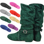 Chaussures de salsa femme daim — Carlos