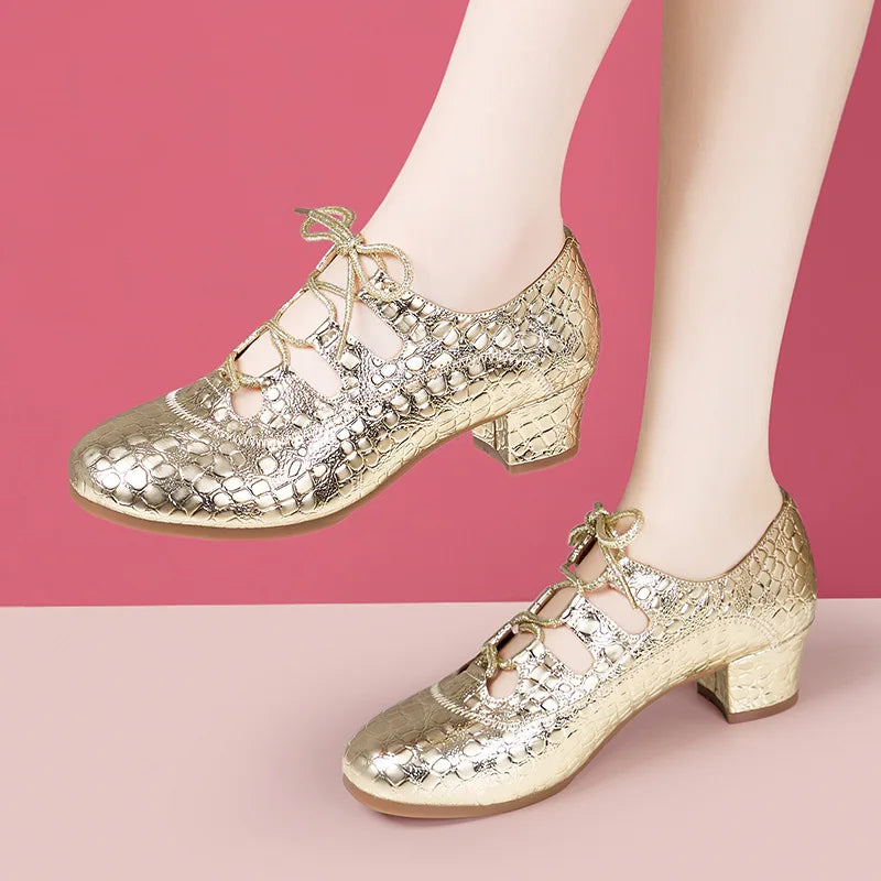 Souliers de danse latine femme — Orietta - vue dessus