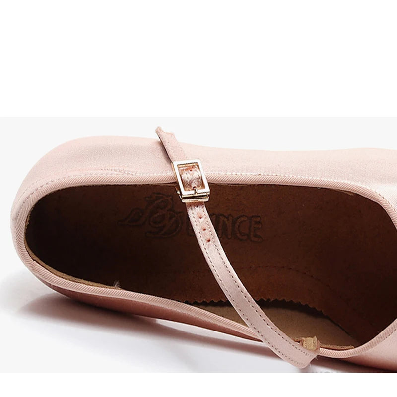 Chaussures de salsa femme satin — Serena - semelle