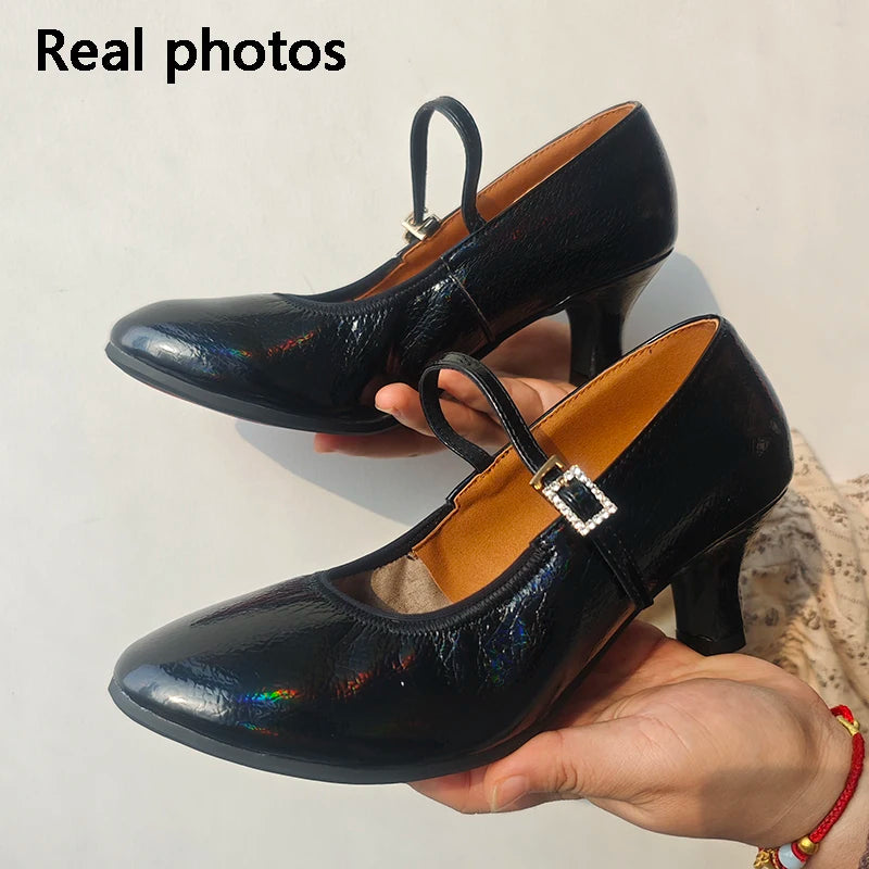 Chaussures de flamenco femme — Xenia - vue rapprochée