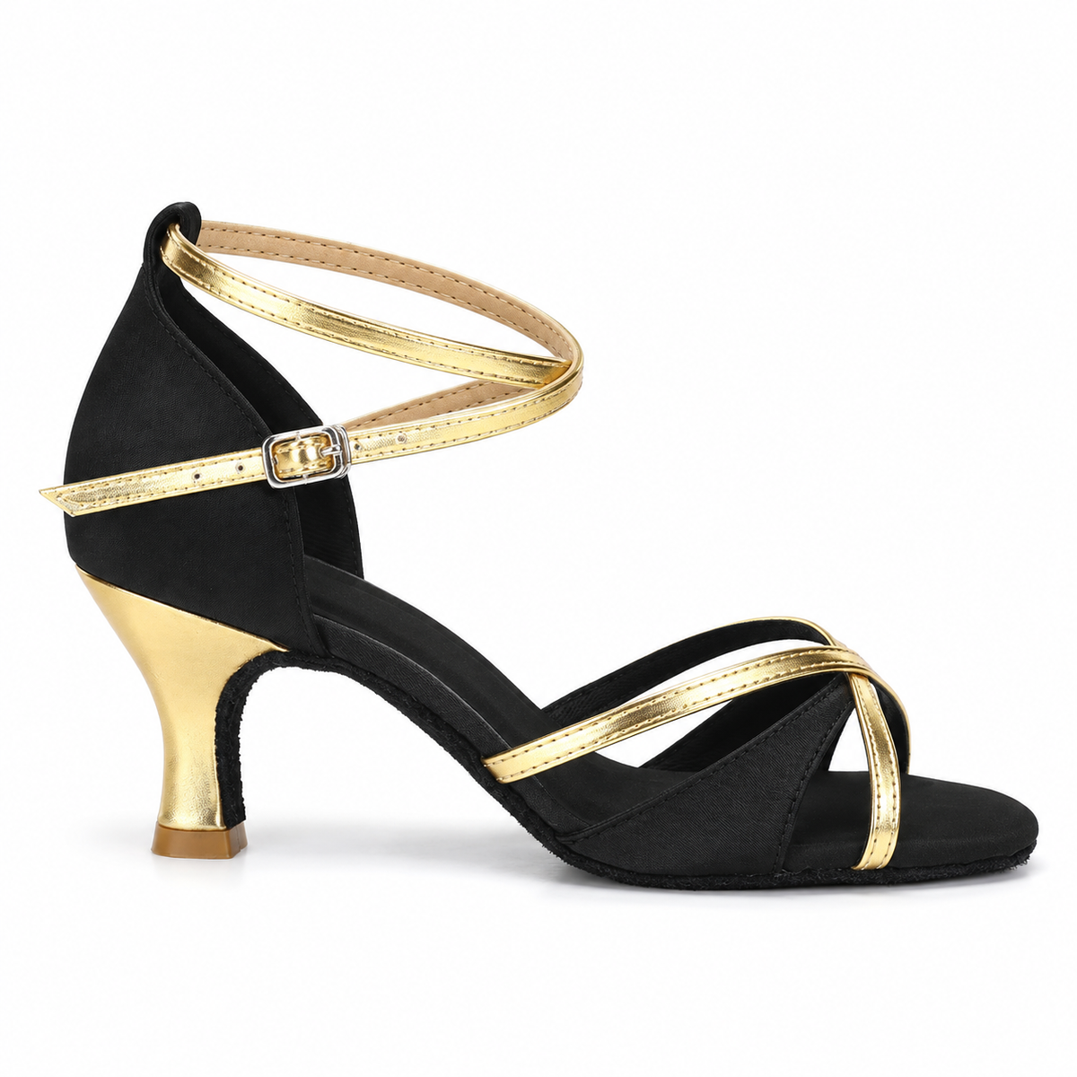 Chaussures de danse latine femme, talon 5 ou 7 cm, modèle Penney, vue 5