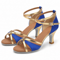 Chaussures de danse latine femme, talon 5 ou 7 cm, modèle Penney, vue 4