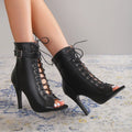 Chaussures de jazz femme noir — Jade - vue 3/4