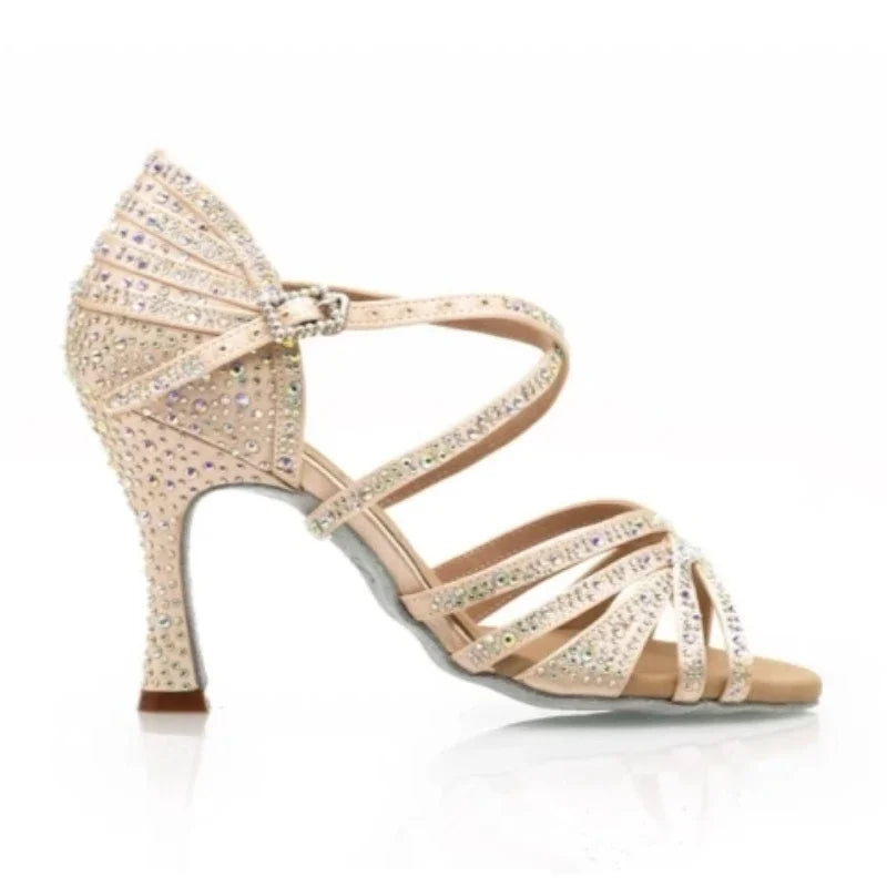 Souliers de danse latine femme — Amira - vue dessus
