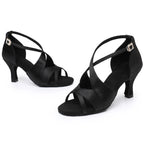 Chaussures de salsa femme satin — Jondo - semelle