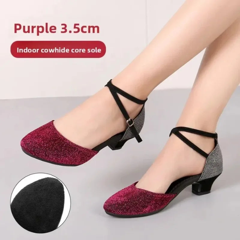 Chaussures de salsa femme paillettes — Presentacion - vue 17