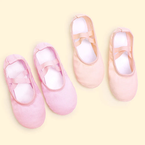 Chaussons de danse classique femme toile — Wendy - vue de profil