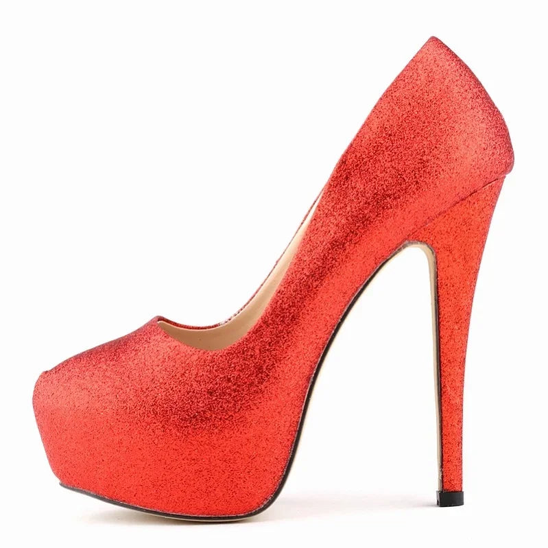 Chaussures de danse femme paillettes — Isabelle - vue extérieure