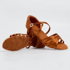 Chaussures de salsa satin et PU, talon 3,5 cm, modèle Sasha, vue 7