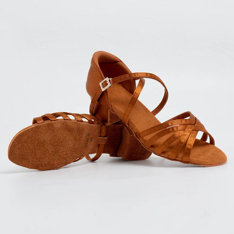 Chaussures de salsa satin et PU Sasha