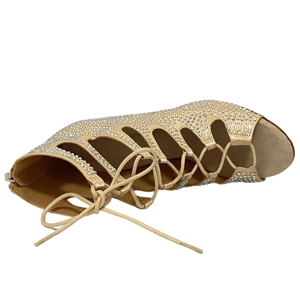 Chaussures de salsa femme daim — Lodz - semelle