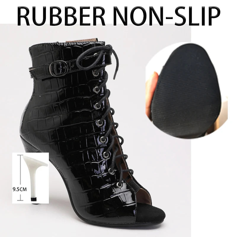 Chaussures de jazz femme daim — Francisco - vue 3/4
