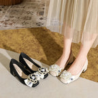 Chaussures de danse femme strass — Stéphanie - vue de profil
