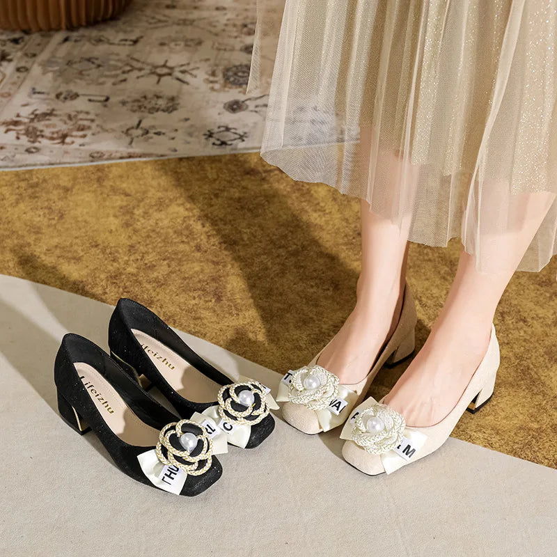 Chaussures de danse femme strass — Stéphanie - vue de profil