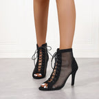 Chaussures de salsa femme noir — Zucchi - vue de profil