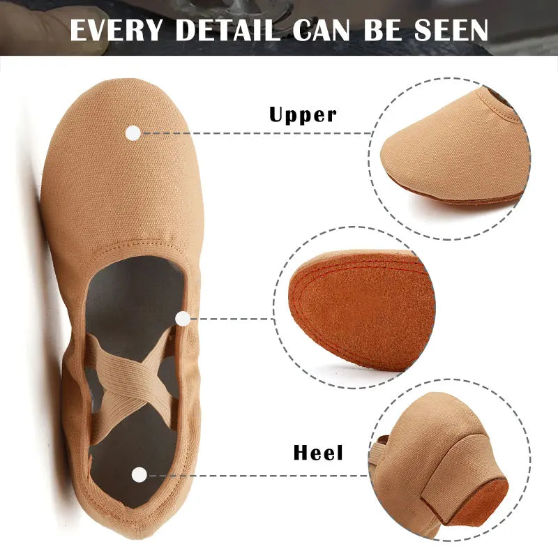 Chaussons de danse classique femme — Buenos - vue de profil