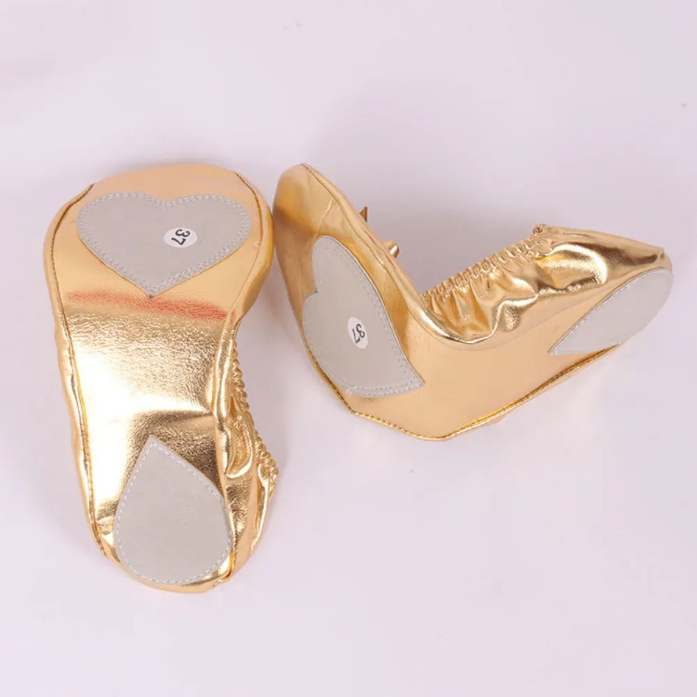 Chaussures de danse enfant beige — Randa - semelle