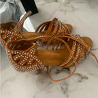 Souliers de danse latine femme — Amira - vue arrière