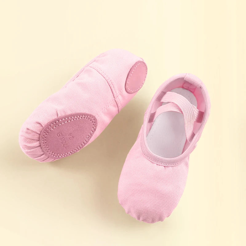 Chaussons de danse classique femme toile — Wendy - vue 3/4