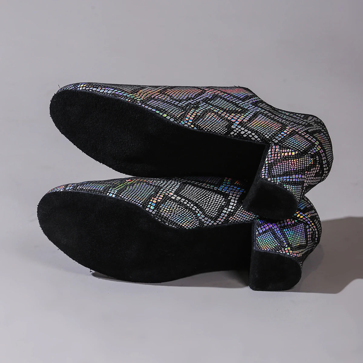Chaussures de salsa femme noir indoor — Anya - détail