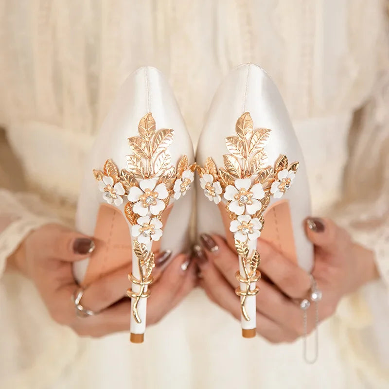 Chaussons de danse classique femme satin — Gonzalo - vue de profil