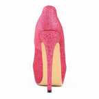 Chaussures de danse femme paillettes — Isabelle - vue arrière