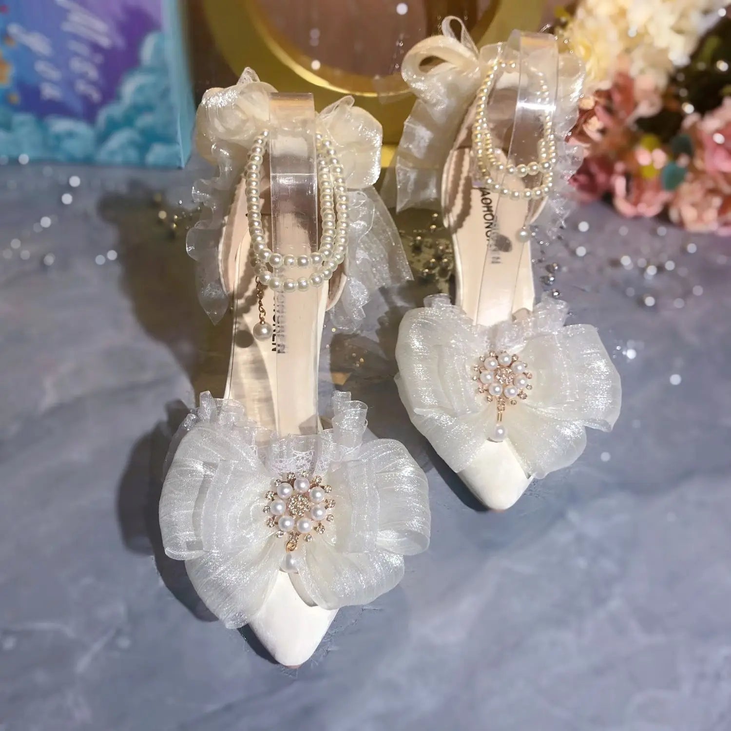 Chaussures de danse femme — Semionova - vue de profil