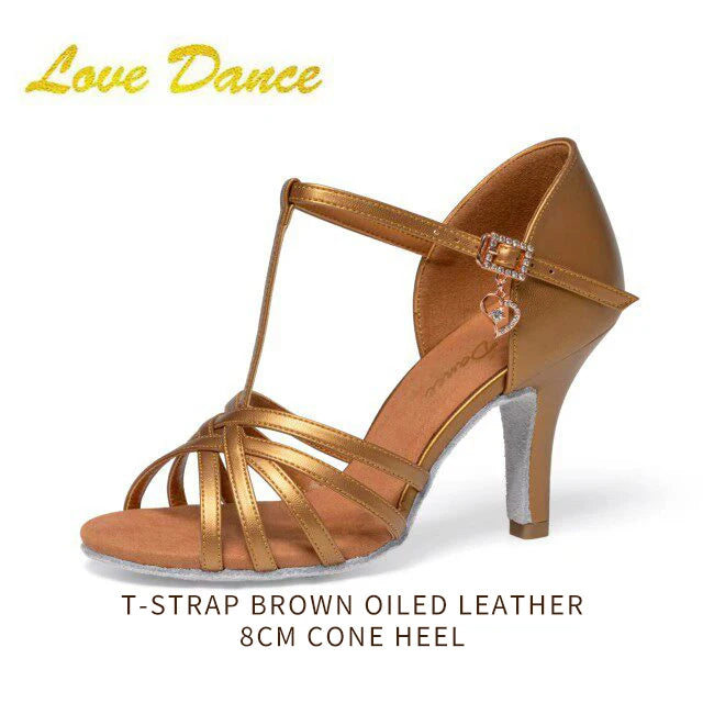 Souliers de danse latine femme — Rosaria - vue dessus