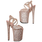 Escarpins de cabaret femme paillettes — Cadix - détail